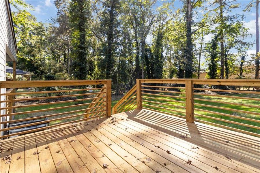 Exterior details and patio area of a home in , Atlanta (Image 14).