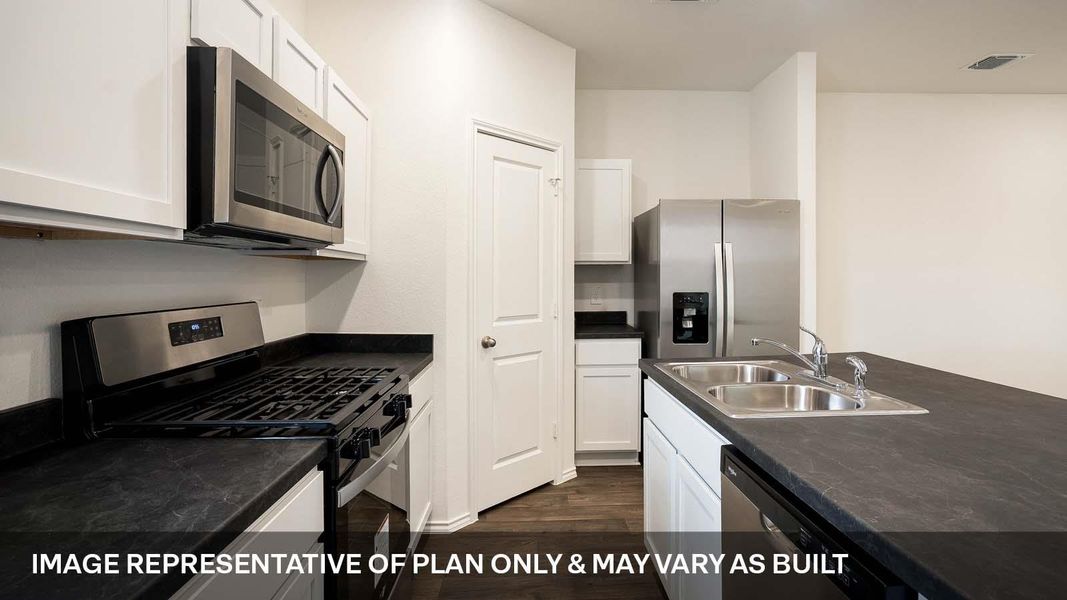 Furnished interior view inside a new home in Wayside, Uhland (Image 6).