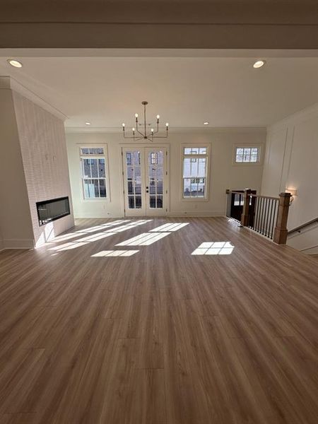 Spacious, unfurnished interior of a new home in Skyview On Broad, Sugar Hill (Image 10).