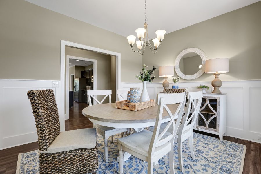 Representative furnished interior of a home built from the Sinclair by Bill Clark Homes in Osprey Landing, Southport (Image 14).