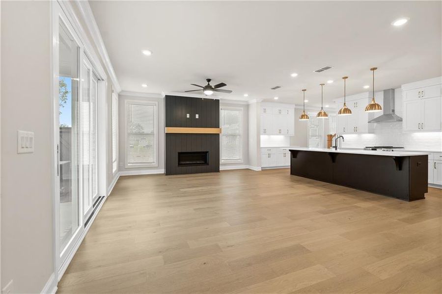 Spacious, unfurnished interior of a new home in Waterside Townhomes, Peachtree Corners (Image 16).