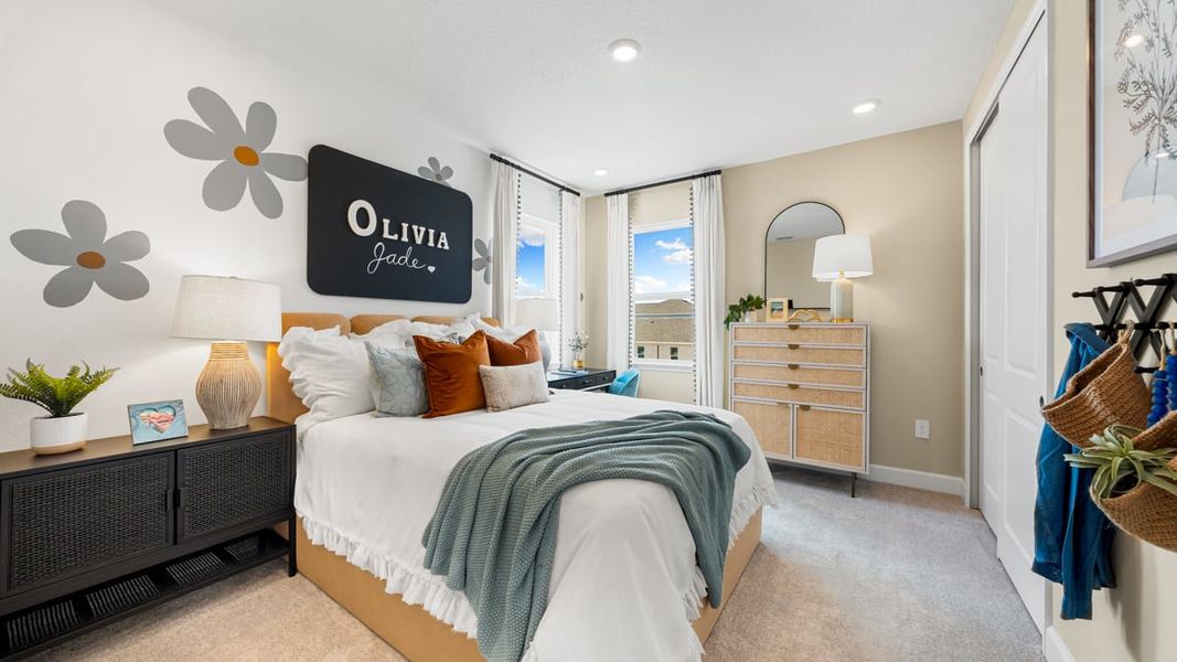 Furnished interior view inside a new home in Indigo Creek, Apollo Beach (Image 14).