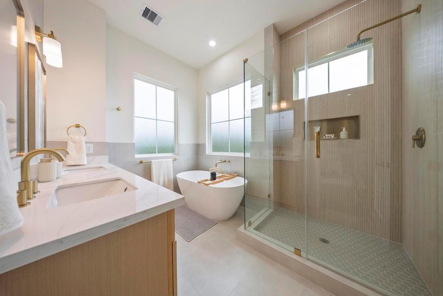 Furnished interior view inside a new home in , Houston (Image 25).