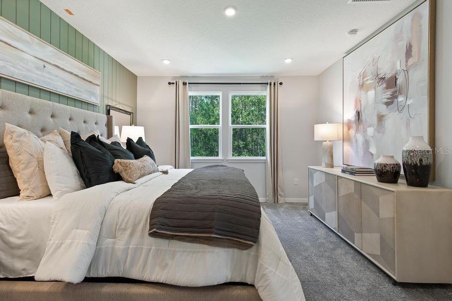 Furnished interior view inside a new home in Seminole Palms, Palm Coast (Image 35).