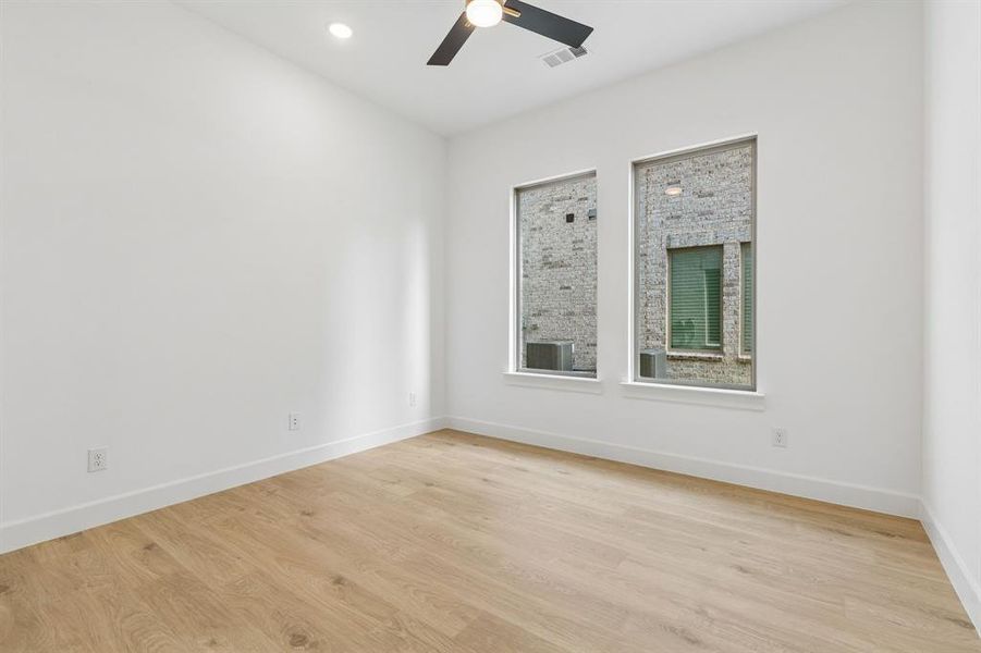 Our Rousseau plan offers a private home office perfect for work or play.