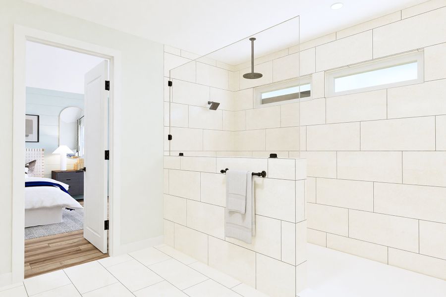 The McKinney - Optional Super Shower
