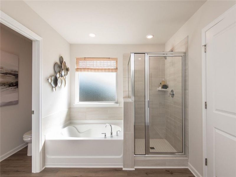 Furnished interior view inside a new home in Westmont Preserve, Powder Springs (Image 12).