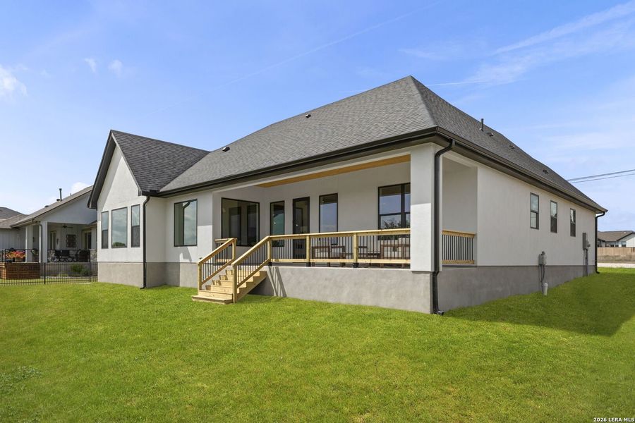 Exterior details and patio area of a home in , Blanco (Image 26). Exterior details and patio area of a home in , Blanco (Image 26).
