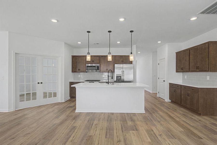 Furnished interior view inside a new home in The Oaks, Clarksville (Image 5).