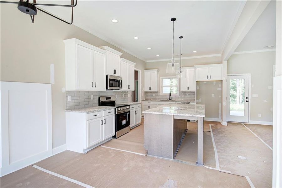 In-progress construction of a new home in , Dallas, GA (Image 25).