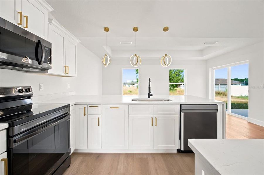 Furnished interior view inside a new home in , Ocala (Image 11).