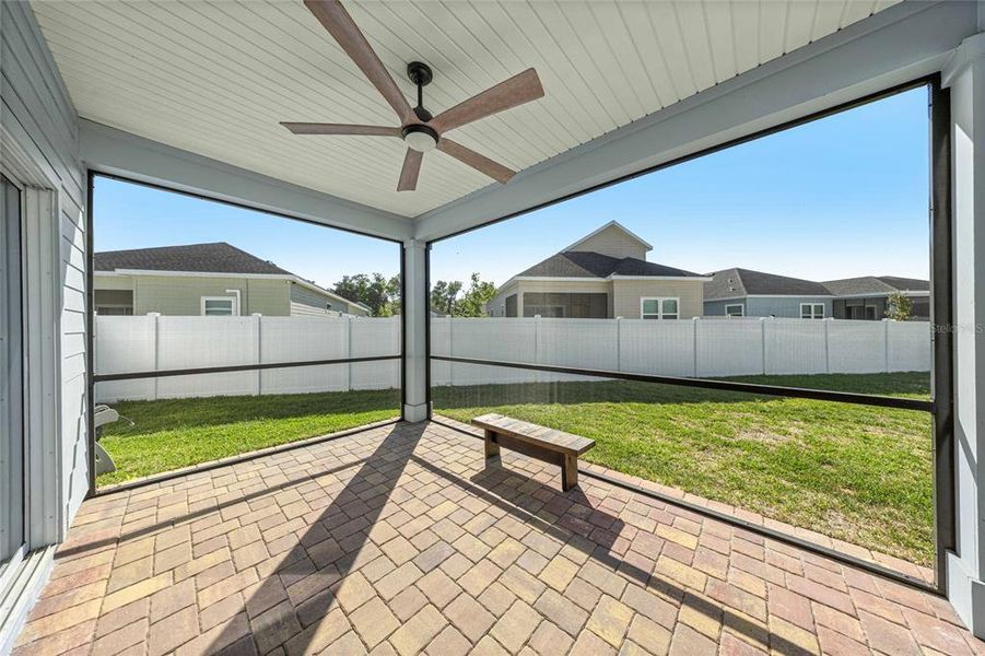 Exterior details and patio area of a home in Heath Preserve, Ocala (Image 4).