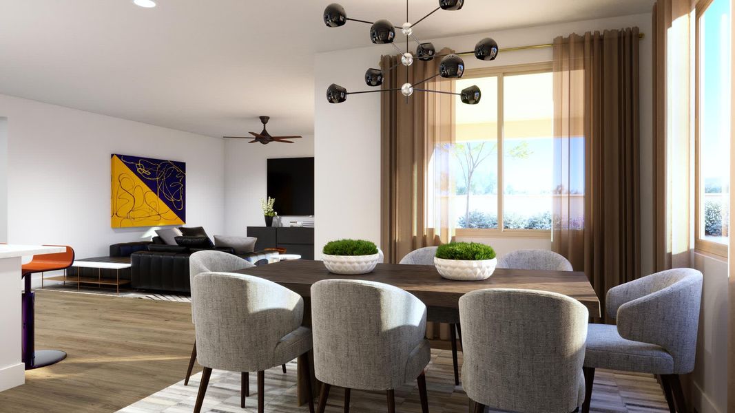 Dining Room | Pastora | Wildera – Peak Series | New Homes in San Tan Valley, AZ | Landsea Homes