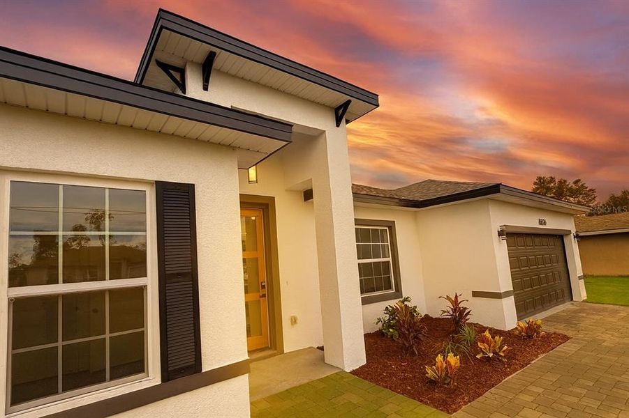 Front exterior of a new home in , Ocala, FL, highlighting curb appeal (Image 19).