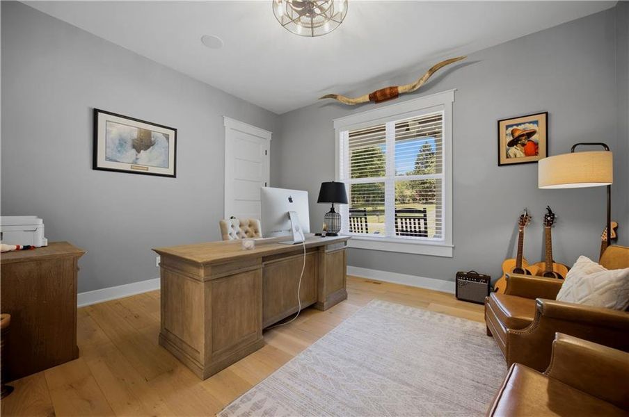 Furnished interior view inside a new home in , Sugar Hill (Image 56).