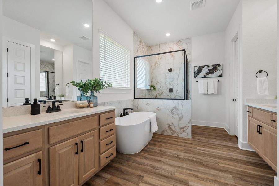 Furnished interior view inside a new home in , Georgetown (Image 7).