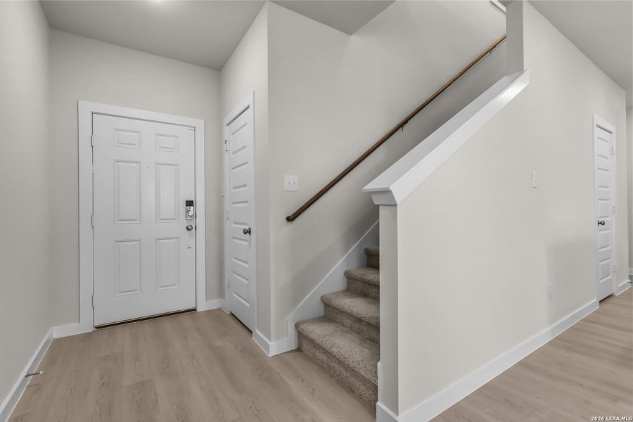 Spacious, unfurnished interior of a new home in Applewhite Meadows, San Antonio (Image 27). Spacious, unfurnished interior of a new home in Applewhite Meadows, San Antonio (Image 27).