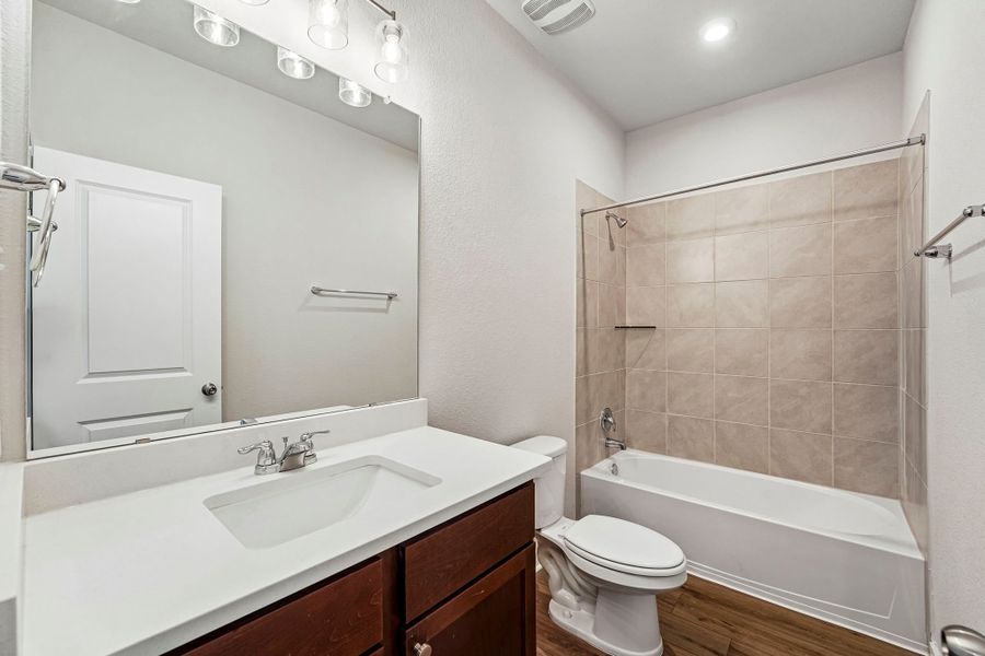 Furnished interior view inside a new home in Hillside Village, Temple (Image 7).