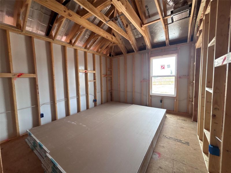 In-progress construction of a new home in The Colony 50s, Bastrop, TX (Image 25). In-progress construction of a new home in The Colony 50s, Bastrop, TX (Image 25).