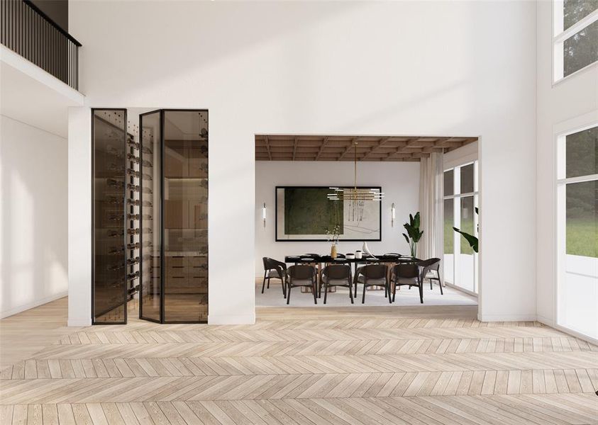 Furnished interior view inside a new home in , Frisco (Image 9).