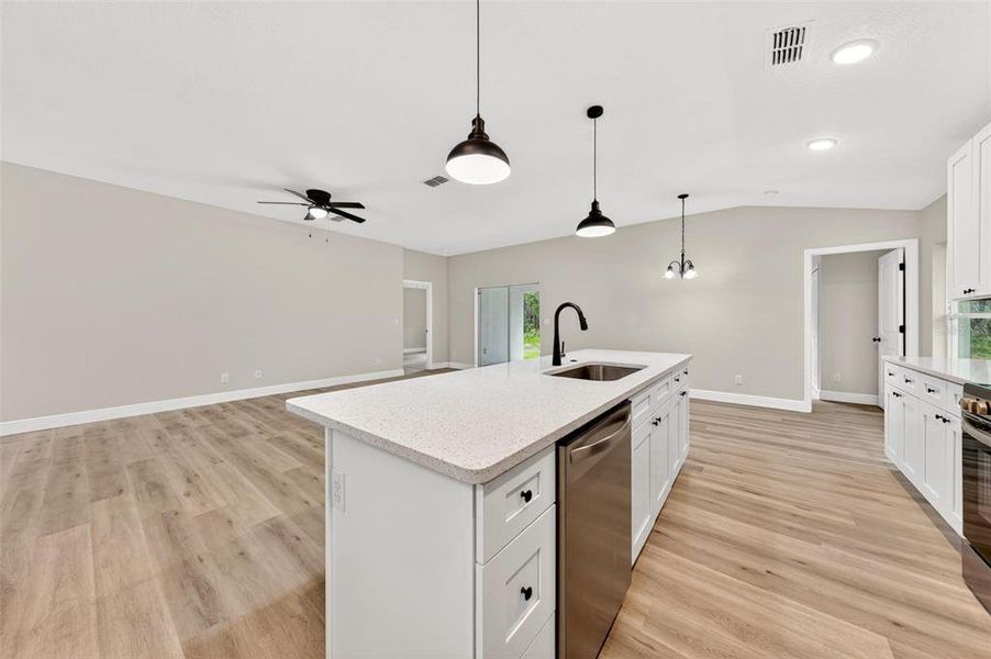 Furnished interior view inside a new home in , Eustis (Image 7).