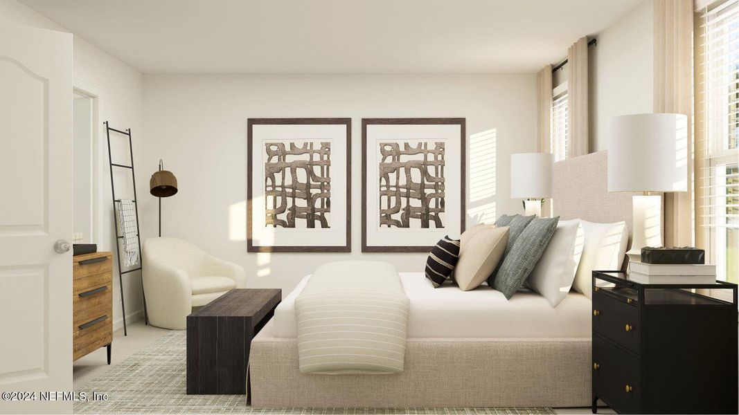 Furnished interior view inside a new home in Granary Park, Green Cove Springs (Image 4).