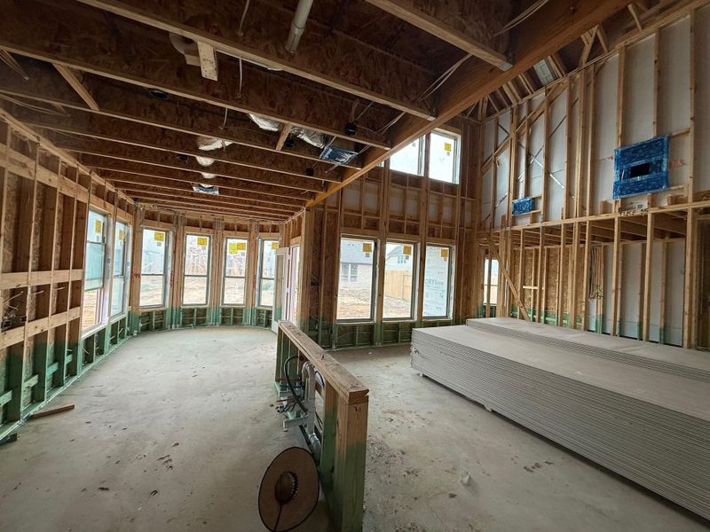 In-progress construction of a new home in Candela, Richmond, TX (Image 12).