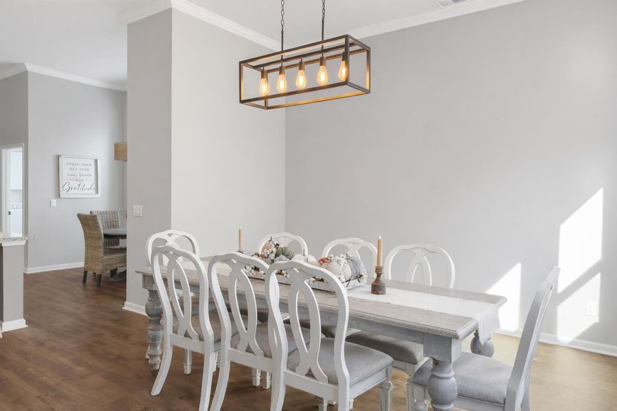 Furnished interior view inside a new home in , Summerville (Image 10). Furnished interior view inside a new home in , Summerville (Image 10).