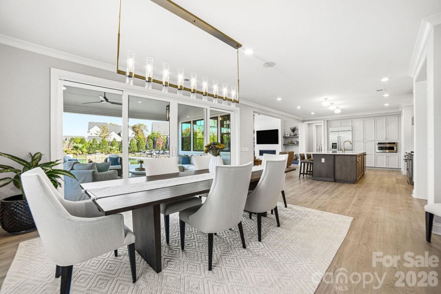 Furnished interior view inside a new home in , Huntersville (Image 13).