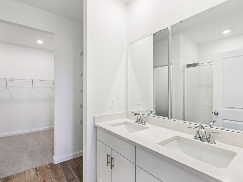 The Primary Bathroom at 25 Sandy Lane