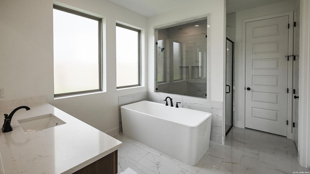 Furnished interior view inside a new home in Johnson Ranch, Bulverde (Image 10).