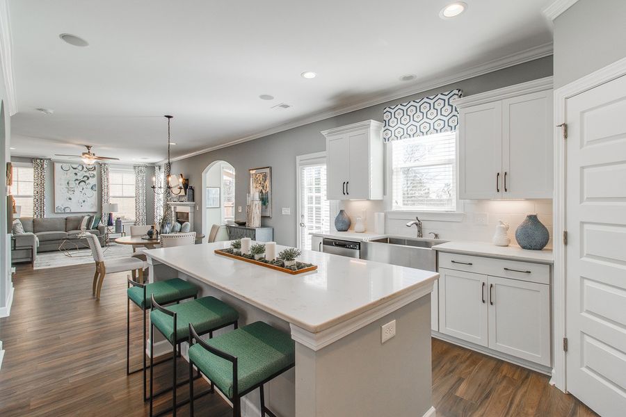 Furnished interior view inside a new home in Bluefield, Lexington (Image 18). Furnished interior view inside a new home in Bluefield, Lexington (Image 18).