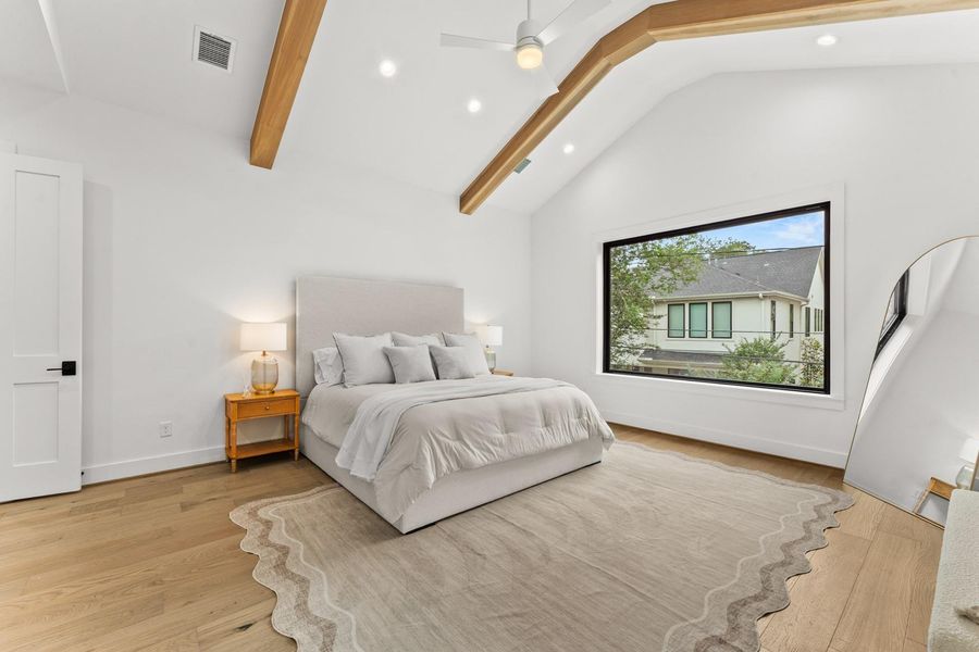 Furnished interior view inside a new home in , West University Place (Image 32).