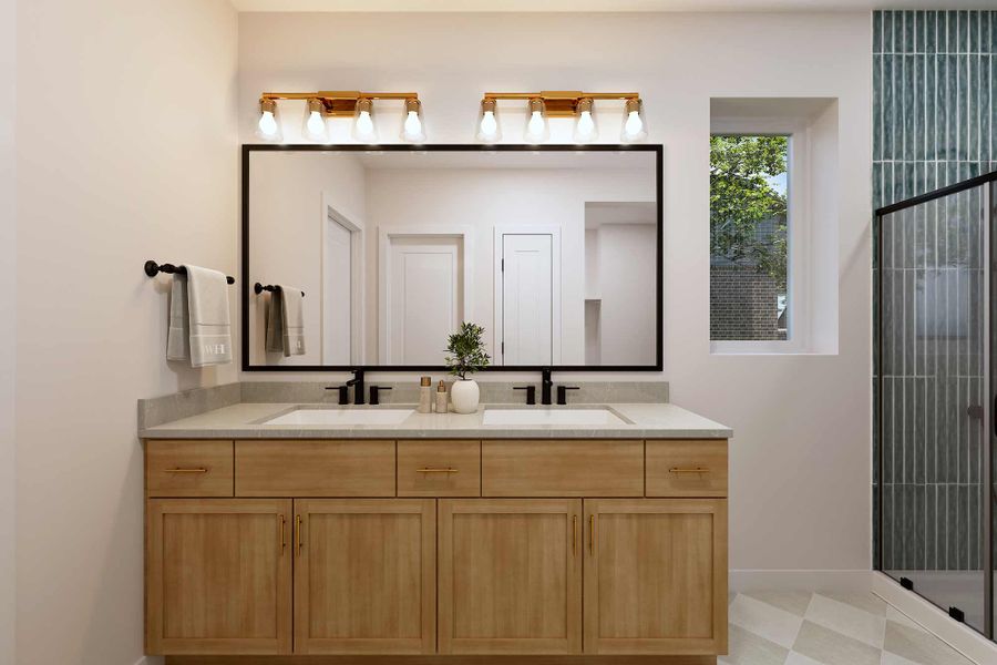 The Wichita Falls - Owner's Bath