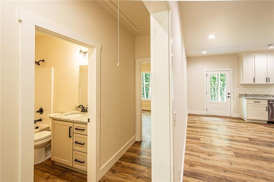 Furnished interior view inside a new home in , Dawsonville (Image 11).