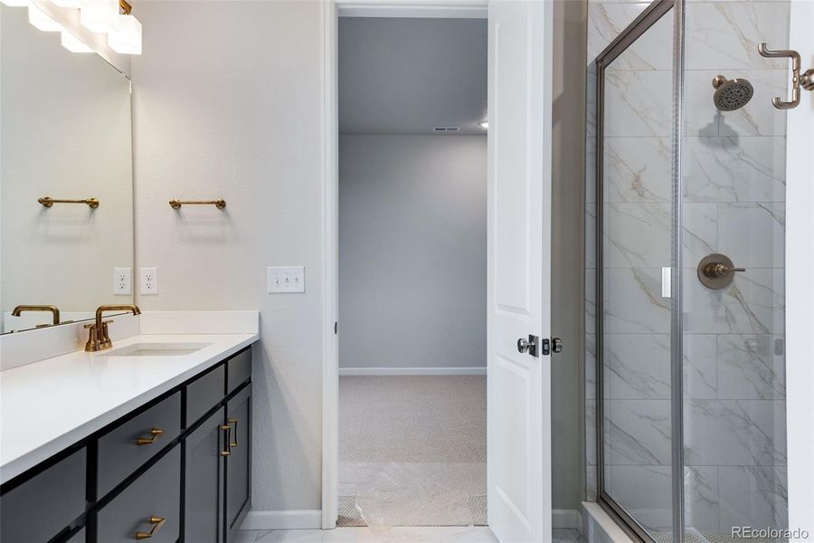 Furnished interior view inside a new home in Painted Prairie, Aurora (Image 13).