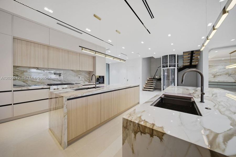 Furnished interior view inside a new home in , Fort Lauderdale (Image 7).