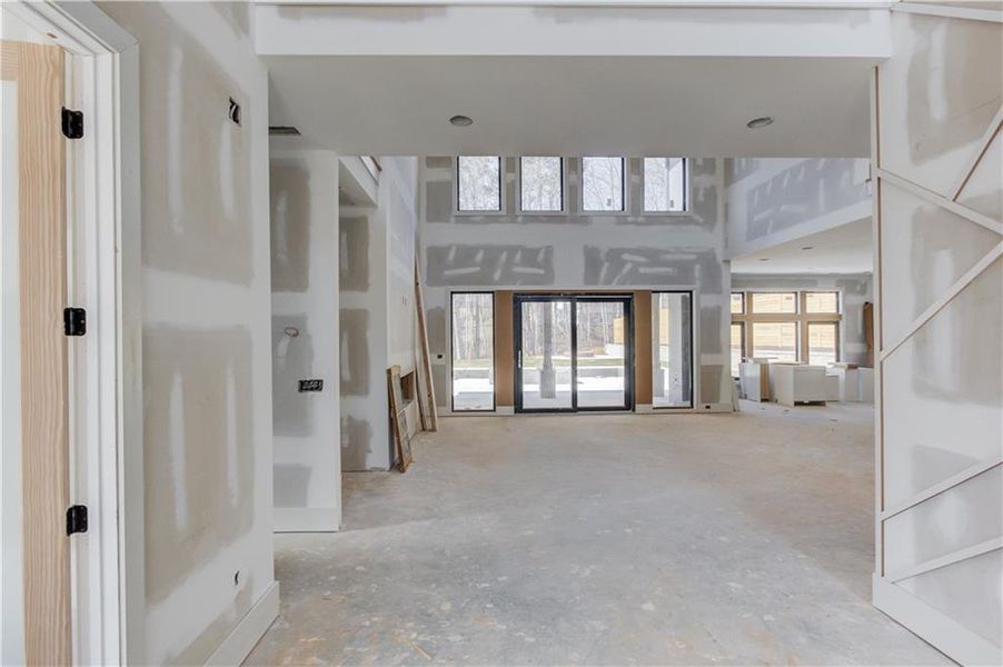 In-progress construction of a new home in , Sugar Hill, GA (Image 7).