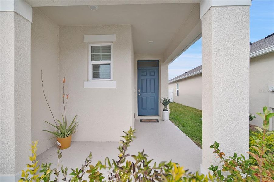 Exterior details and patio area of a home in Kindred, Kissimmee (Image 22).