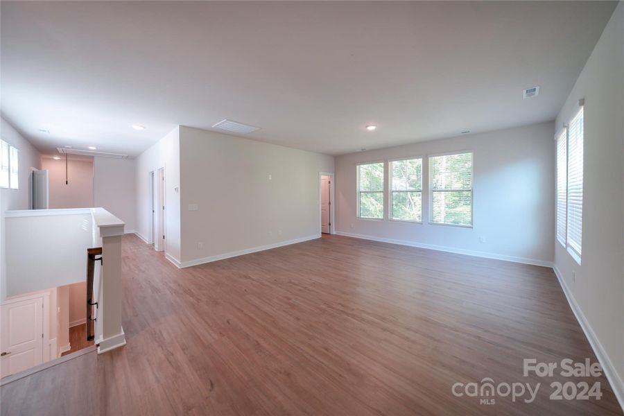 Second level Bonus Room with storage closet