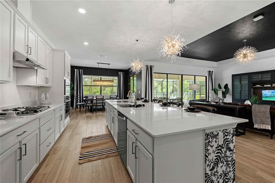 Furnished interior view inside a new home in Harbor East: Estate Homes, Port Charlotte (Image 17). Furnished interior view inside a new home in Harbor East: Estate Homes, Port Charlotte (Image 17).