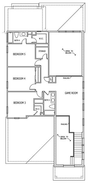 2D floor plan layout of this home in Santa Rita Ranch, Liberty Hill, TX (Image 3). 2D floor plan layout of this home in Santa Rita Ranch, Liberty Hill, TX (Image 3).