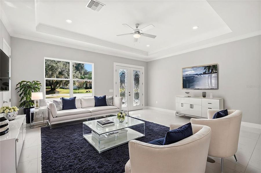 Furnished interior view inside a new home in , Leesburg (Image 6).