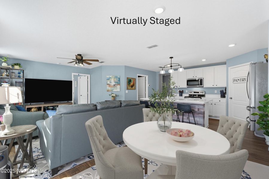 Furnished interior view inside a new home in The Arbors, Jacksonville (Image 19).