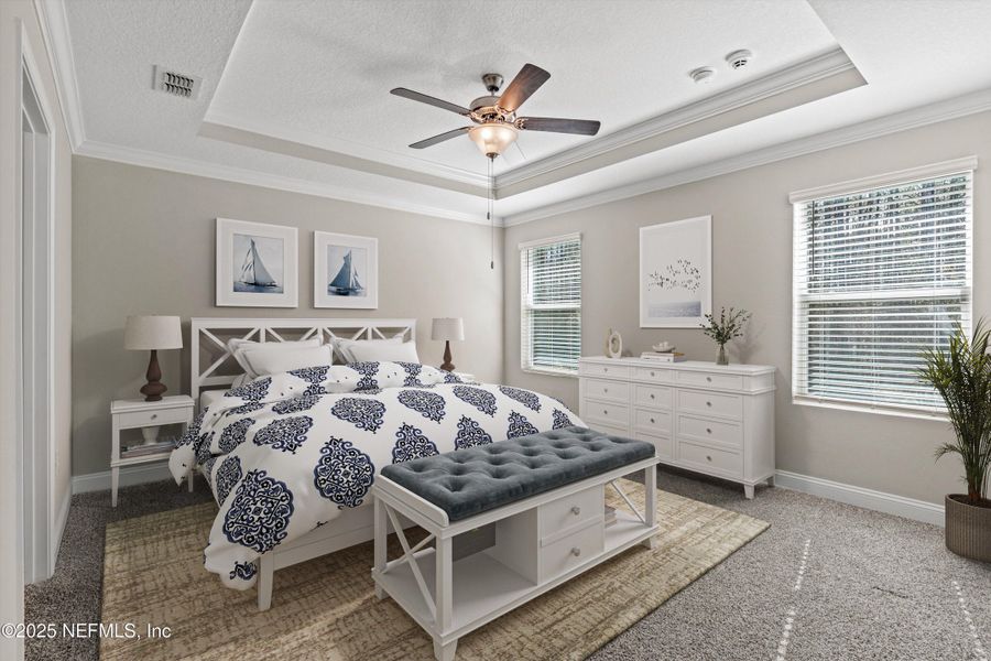 Furnished interior view inside a new home in Parkland Preserve, St. Augustine (Image 16).
