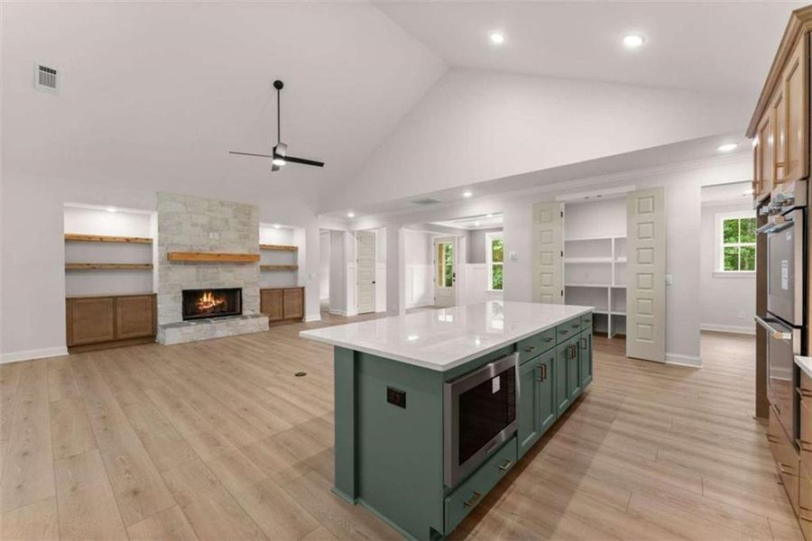 Furnished interior view inside a new home in , Clarkesville (Image 15).