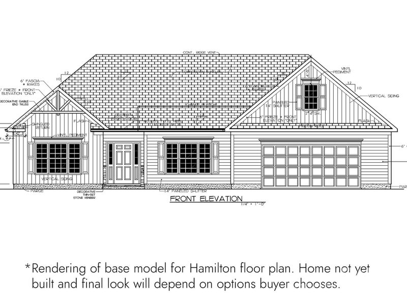 Rendering of Proposed Home