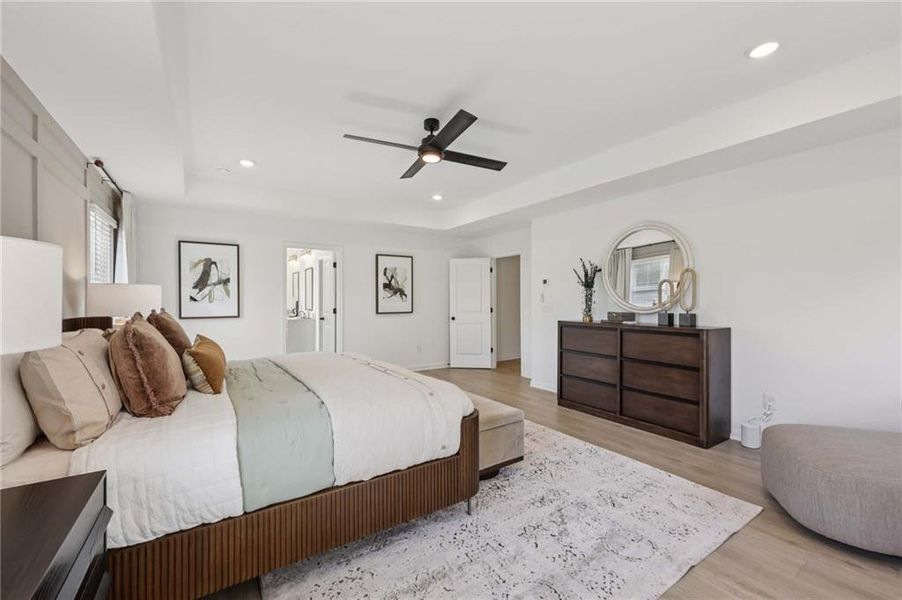 Furnished interior view inside a new home in Arbors at Richland Creek, Buford (Image 19).