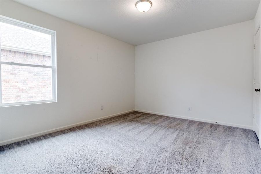 Unfurnished room with plenty of natural light and carpet floors