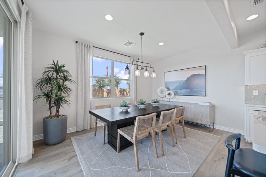 Furnished interior view inside a new home in Combs Ranch, San Tan Valley (Image 5).